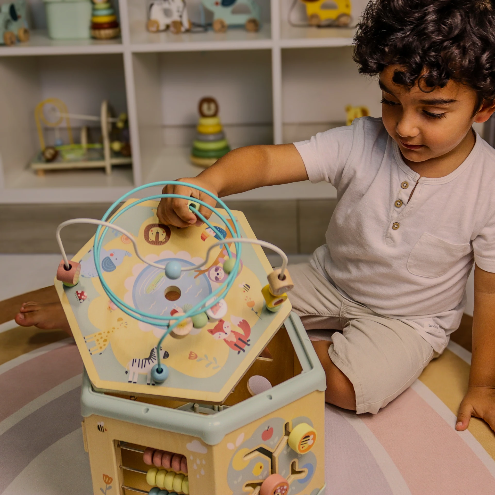 Activity Cube Kmart Musical Activity Walker Educational Toy Wooden